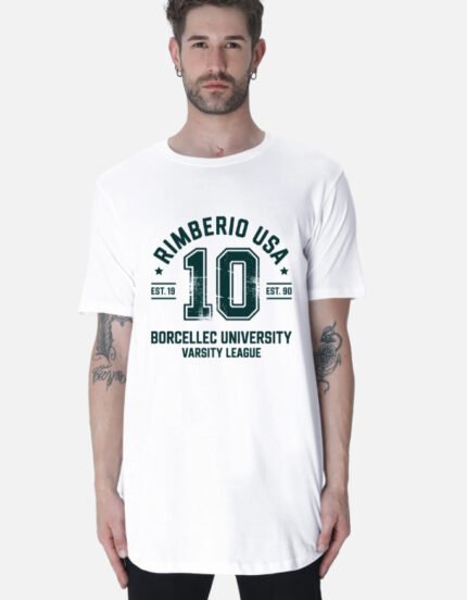 Men's Longline Curved Tee