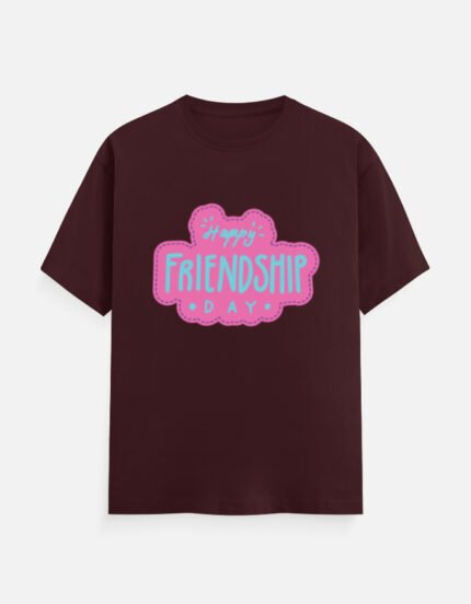 Happy Friendship Day T-Shirt –  Unisex Regular Fit | DTG Printed | Extended Sizes